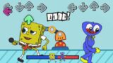 Epic battle FNF (Friday Night Funkin) SpongeBob and Huggy Wuggy (Poppy Playtime)