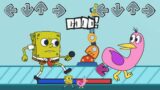 Epic battle FNF (Friday Night Funkin) SpongeBob and Tarta Bird (The Garten Of Banban 3)