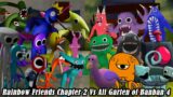 FNF All Rainbow Friends Chapter 2 Vs All Garten of Banban 4 Sings Friends To Your End | Roblox Mod
