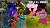 FNF All Rainbow Friends Chapter 2 Vs Peppa.exe Sings Friends To Your End | Friday Night Funkin'
