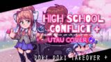 FNF: Doki Doki Takeover + – High School Conflict (plus) [UTAU Cover]