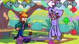 FNF Eddsworld vs Huggy Wuggy Sings Bluey Can Can | Poppy Playtime 3 FNF Mods