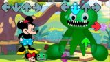 FNF Mickey Mouse vs Garten Of Banban 4 Sings Bluey Can Can | Smile Song FNF Mods