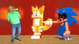 FNF Minecraft Animation VS Real Life | Pizza Tower – Peppino Vs Sonic.exe