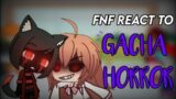 FNF React To VS Gacha Horror // Gina n' M o // Gacha Creepypasta FNF //