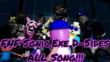 FNF Sonic.Exe D-Sides ALL SONGS / Roblox Piggy Animation