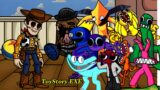 FNF ToyStory.EXE Vs 2D Rainbow Friends Chapter 2 | Woody.EXE My New Plaything – Friday Night Funkin'