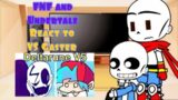 FNF and Undertale react to VS Gaster [Deltarune V5] /Gacha Club