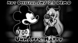 FNF' Sunday Night Suicide 2.5 Fanmade Demo | Unhappy – Happy / White Shiroi and Mickey