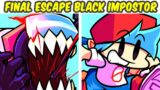 Friday Night Funkin VS Black Impostor – Final TasK | Final Escape But Black Impostor VS BF (FNF MOD)