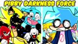 Friday Night Funkin' VS Dark Force FULL WEEK | Pibby Funkin (FNF MOD) (Glitch Sonic,Mouse & Gumball)
