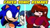 Friday Night Funkin' VS Faker Sonic Remake & Rework | GF Re-Animated Reskin (FNF MOD) (Sonic.EXE)