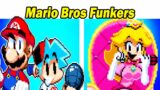 Friday Night Funkin' VS Mario Bros. Funkers + Luigi, Princess (FNF Mod)