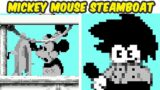 Friday Night Funkin' VS Mickey Mouse in Steamboat failure FULL WEEK | Steamboat Willie (FNF MOD)