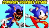 Friday Night Funkin' VS Sonic.EXE – Confronting Yourself Retake / Remake (FNF MOD) (Faker Sonic)