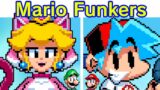 Friday Night Funkin' VS Super Mario Bros. Funkers | Mario, Luigi, Princess Peach & Toad (FNF Mod)