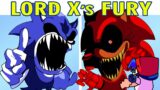 Lord X's Fury about SONIC.EXE VS Friday Night Funkin + Demo Week Cutscenes (FNF MOD)