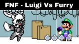 Luigi running from Furry but it's FNF Mod !