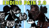 Mickey Mouse Ending Pain v2.0 & Friday Night Funkin + Oswald Sad Mouse Full Week (FNF MOD)