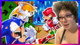 SONIC IS SO MEAN TO TAILS! | LOCK-ON FNF | *REACTION*