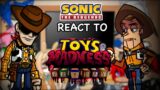 Sonic Characters React To FNF VS TOYS MADNESS FRIDAY // FNF // GCRV