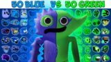 FNF Character Test | Gameplay VS My Playground | ALL Blue vs All Green Characters