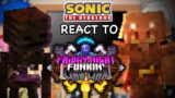 Sonic Characters React To FNF VS MINECRAFT MOBS // FNF MOB MOD // PART 2 // GCRV
