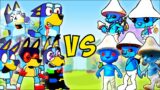Bluey VS Smurf Cat ALL PHASES – Friday Night Funkin'