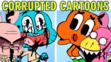 Corrupted Cartoons with Gumball & Darwin VS Friday Night Funkin + RECORRUPTED ALPHA Demo (FNF MOD)