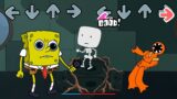 Epic battle FNF (Friday Night Funkin) SpongeBob and Figure (Roblox Doors)