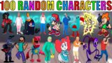 FNF Character Test  Gameplay VS Real Life 100 Random Characters