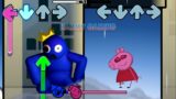FNF New Rainbow Friends vs Peppa ALL PHASES Sings Ejected Song I Vs Impostor FNF Mods