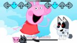 FNF Peppa ALL PHASES vs Bluey.Exe, Bingo Pibby & Muffin Spooky Sings Piggy Girl | Bluey FNF Mods