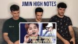 FNF Reacting to BTS JIMIN BEST LIVE HIGH NOTES | BTS REACTION