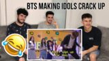 FNF Reacts to BTS MAKING IDOLS CRACK UP | KPOP REACTION