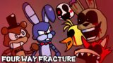 FNF Sonic.exe Four Way Fracture Triple Trouble REMIX but is a FNAF Cover 70 subs especial OMG LMAO