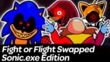 Fight or Flight but Swapped – Sonic.exe Edition | Friday Night Funkin'
