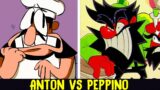 Friday Night Funkin': Anton V.S. Peppino Full Week [FNF Mod/HARD/Pizza Tower/Anton Ball]