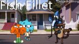 Friday Night Funkin' – FIsh Fillet But It's Darwin & Gumball Vs Mordecai & Rigby (My Cover) FNF MODS