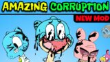 Friday Night Funkin' New VS Pibby Gumball – Amazing Corruption | (FNF/Pibby/New)