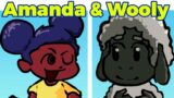 Friday Night Funkin' – VS Amanda The Adventurer & Wooly (FNF Mod: Rotin)