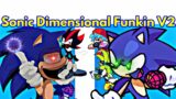 Friday Night Funkin' VS Sonic Dimensional Funkin V2 / Sonic (FNF Mod/Hard/Sonic.EXE)