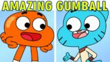 Gumball and The Amazing Funk VS Friday Night Funkin + Darwin Watterson at School (FNF MOD)
