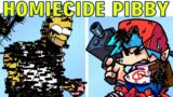 Homiecide Pibby Glitch VS Friday Night Funkin + Simpsons Cover (FNF MOD)