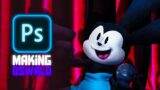 Making Oswald from Friday Night Funkin' in Photoshop | Speed Edit | Vs. Oswald