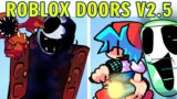 Roblox Doors V2.5 Update VS Friday Night Funkin + Minecraft Covers (FNF MOD)
