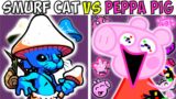 FNF Character Test | Gameplay VS My Playground | ALL Smurf Cat VS Peppa Pig Test