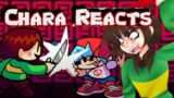 Chara vs BF Knife Fight (Friday Night Funkin' Animation) | Chara Reacts!