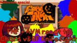 FNF + AVA/M react to Chara vs BF//GNRV//Halloween special