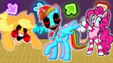 FNF Character Test | Gameplay VS Playground | Pinkie Pie, Rainbow Dash, Applejack Exe | FNF Mods